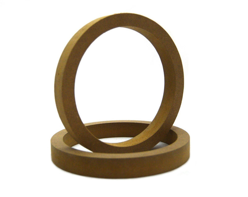 Pipeman's Installation Solution 6.5" Diameter 3/4-inch Spacer MDF Wood Ring Pair