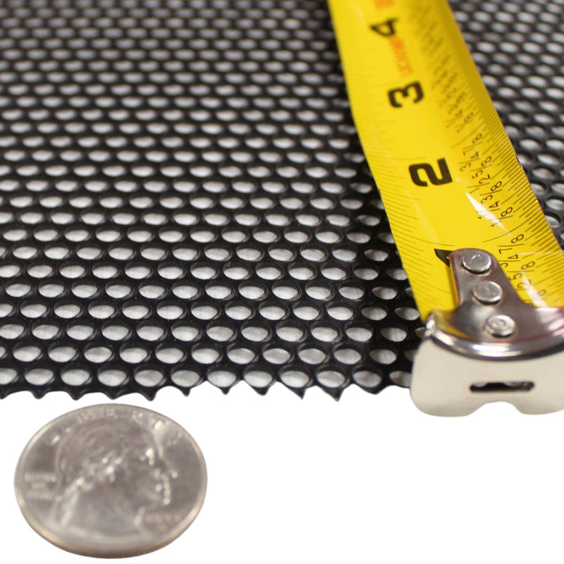 Audiopipe 2' x 3' x 1.22mm Black Metal Finish Full Mesh Grill Sheet 5/32 Holes