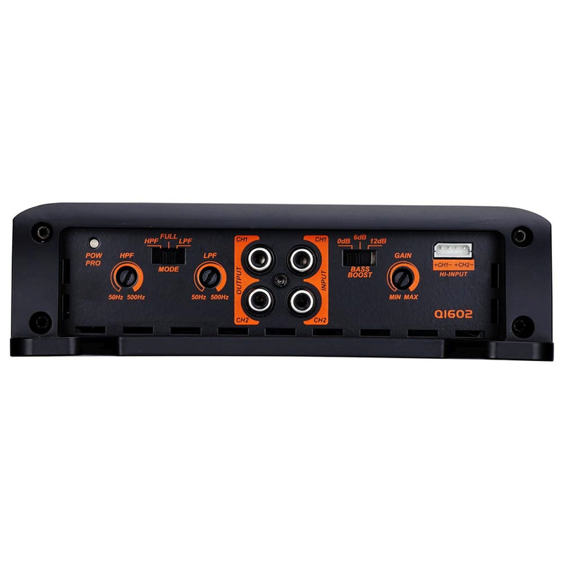 Cadence 160 Watt 2-Channel 2-Ohm Class A/B Car Audio Amplifier Q1602