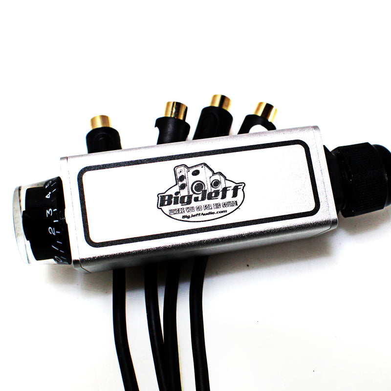 Official Big Jeff Audio Aluminum Cased 30" RCA Bass Knob Silver OPEN BOX