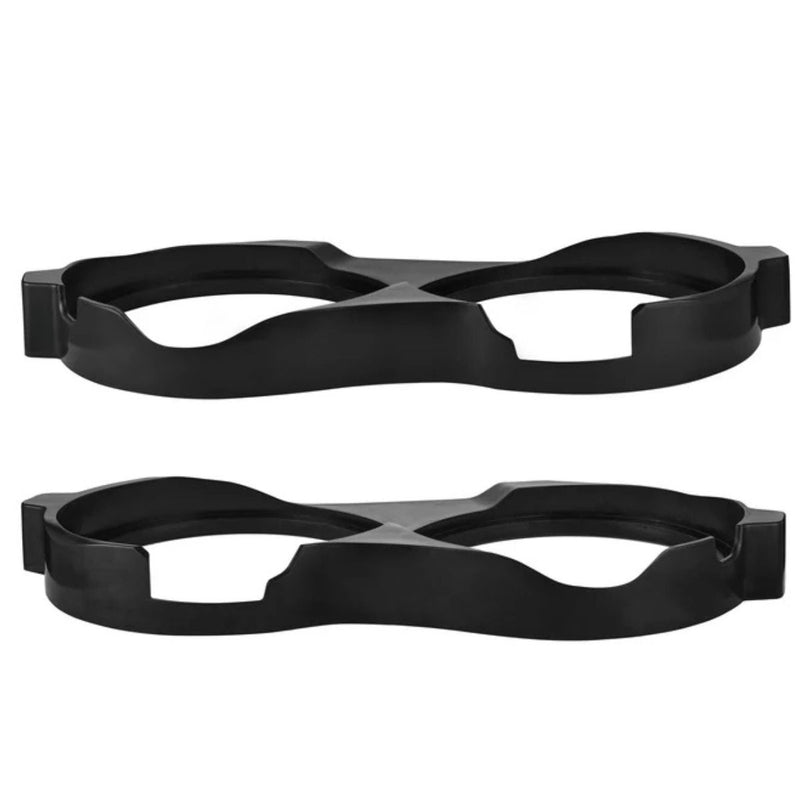 Pair Dual 10” Speaker Adapter Kit for Harley Davidson Saddlebags 2014–2023, ABS