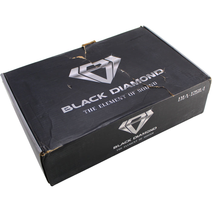 Black Diamond DIA1250.4: 1250W 4-Channel Full Range Class-AB Amplifier OPEN BOX