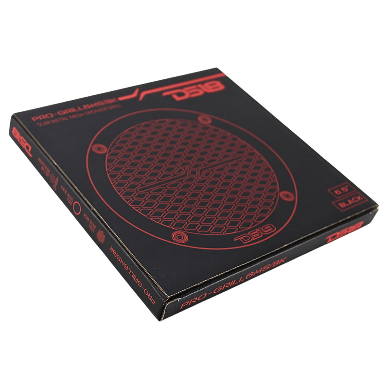 DS18 PRO-GRILL6MS 6.5" Slim Metal Mesh Honeycomb Speaker Grill