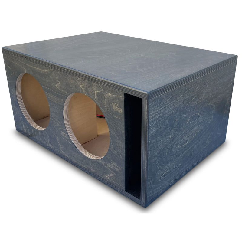 Dual Universal Birch 10" Ported Subwoofer Box 1" Baffle Tuned To 33Hz