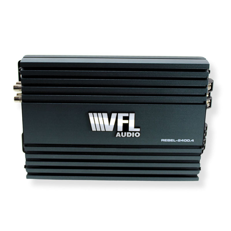 American Bass 2560 Watt 2-Ohm 4-Channel Class D Digital Amplifier REBEL-2400.4