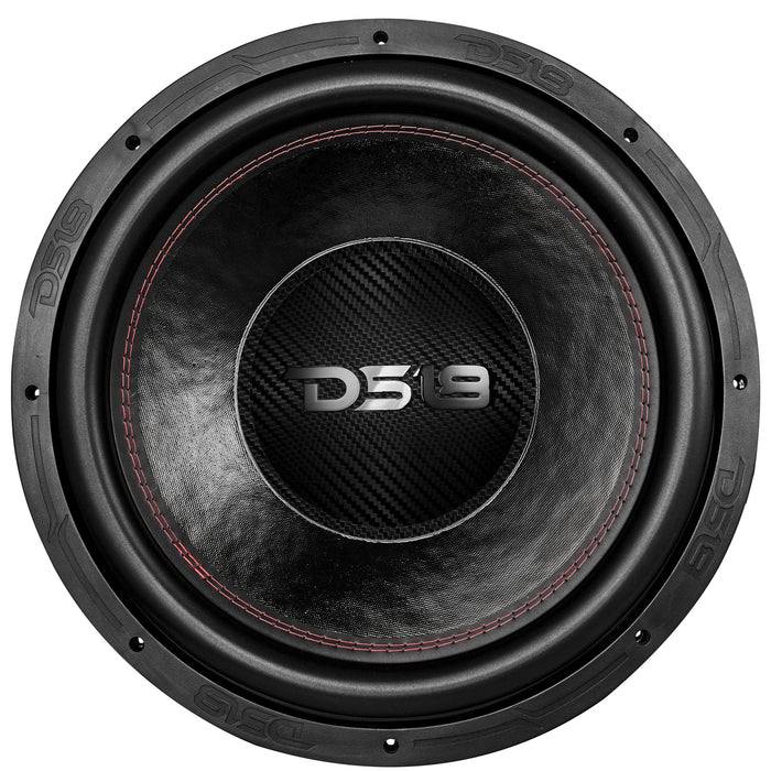 15" Quad Stack 3000 Watt RMS Dual 4-Ohm Voice Coil Subwoofer DS18 EXL-TRX1534D