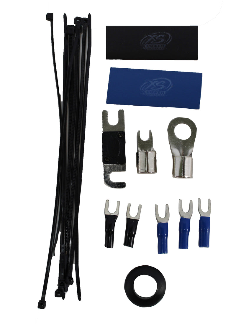 XS Power AKXS4-1 OFC Oxygen-Free Copper 4 AWG Amplifier Wire Kit