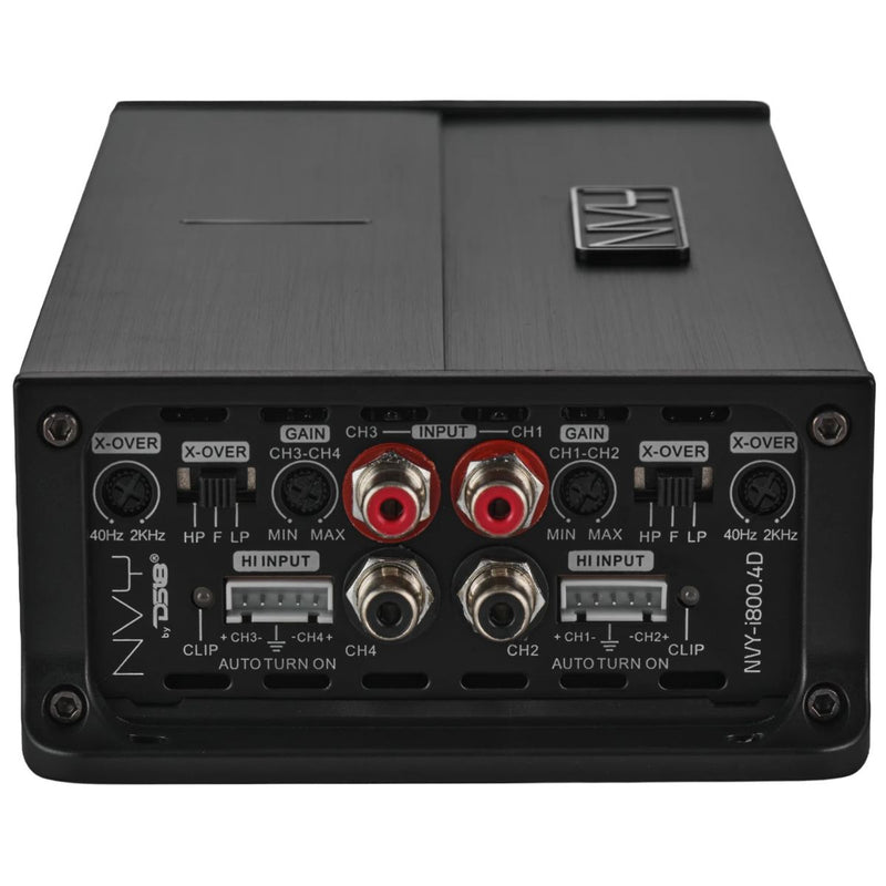 DS18 NVY-i800.4 800 Watts RMS 4 Channel Class D 2 Ohm Powersport Amplifier