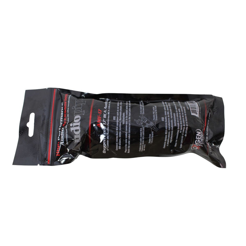 Audiopipe AMF 17 ft Frosted RCA Cables (Single) / AP-AMF-17