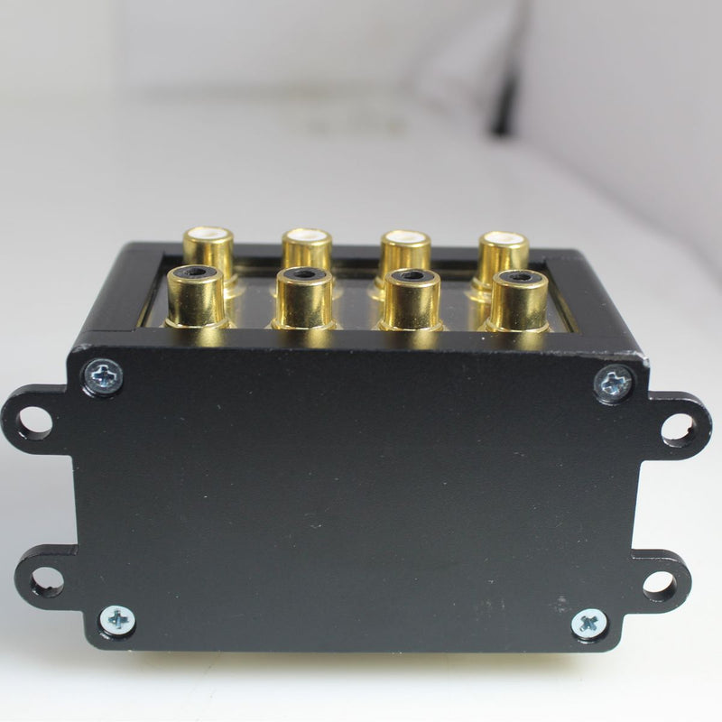 B2 Audio 2-to-4 Pair Cockbox RCA Splitter Distribution Block OPEN BOX