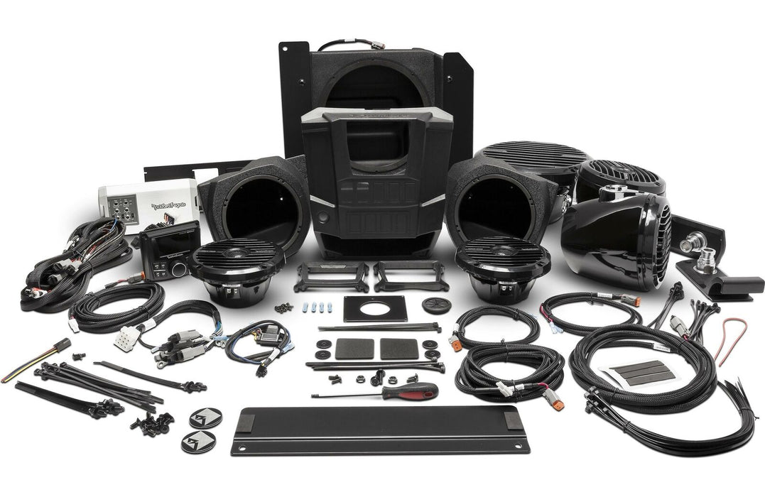 Rockford Fosgate RNGR-STAGE4 6.5" Polaris Ranger Full Audio System