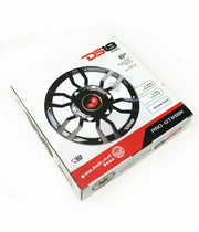 1x 8" Black Speaker Grill Cover / Built In Bullet Tweeter RGB LED Pro Audio - Big Jeff Online Inc