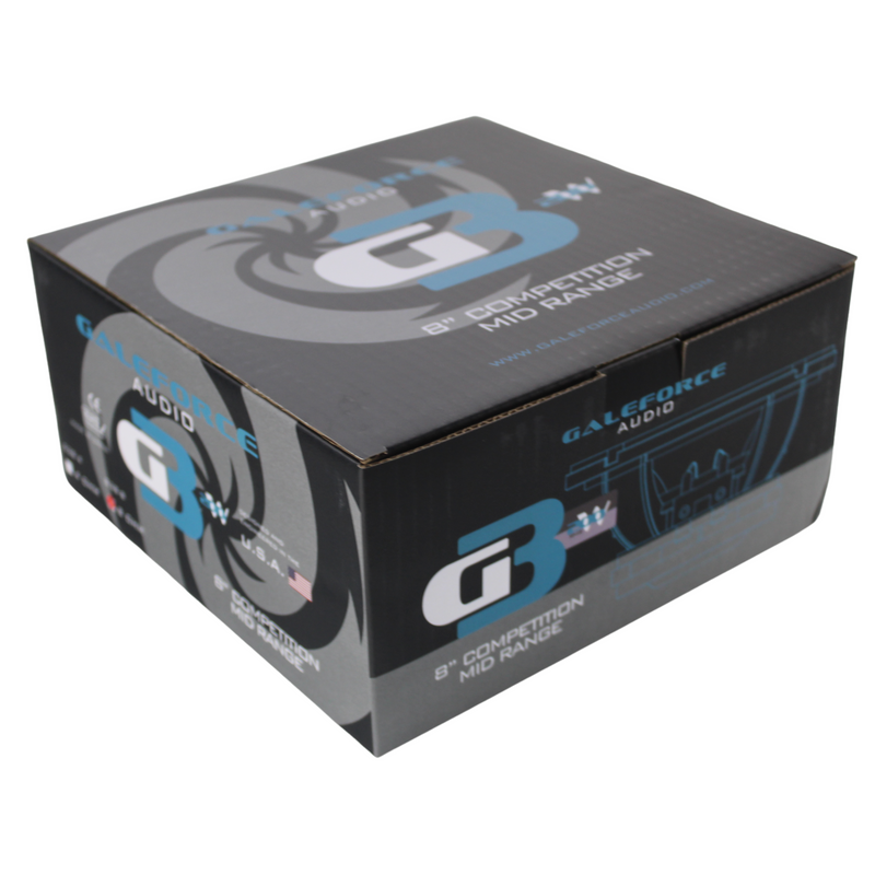 Galeforce 8" 200 W RMS 8-Ohm Neodymium Competition Midrange Speaker G3-88