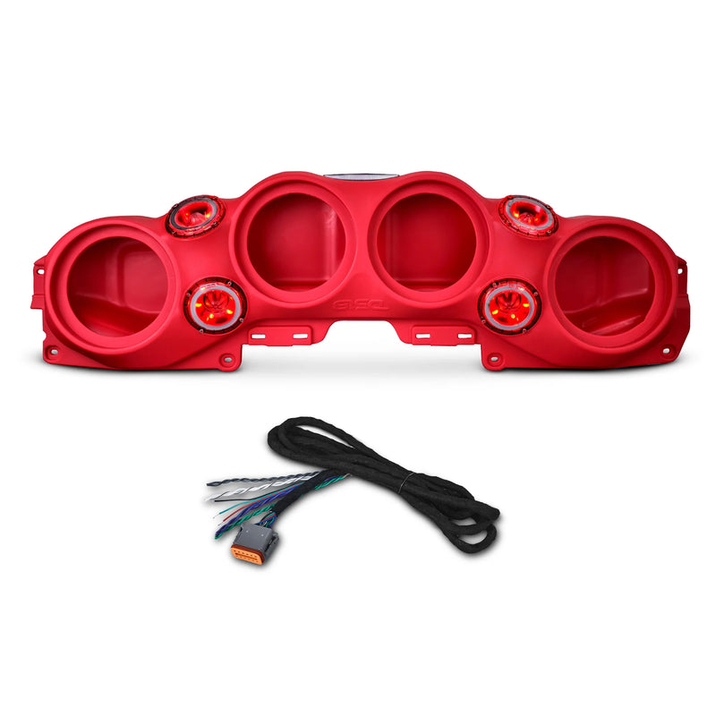 Jeep Wrangler Overhead Sound Bar System w/ 4 Tweeters JL JLU JT 2018-23