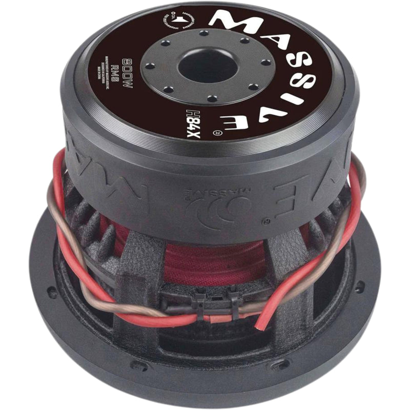 8" 800W RMS 4-Ohm 2.5" DVC Subwoofer Massive Audio HIPPO Series MA-H84X