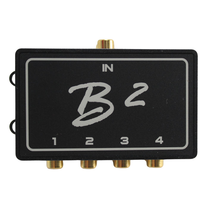 B2 Audio 1-to-4 Pair Cockbox RCA Splitter Distribution Block