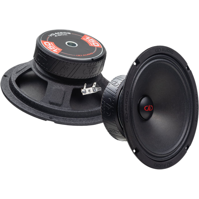 8" 150W RMS 4-OHM SVC Mid-Range Speaker DD Audio VO-M 200 Series / VO-M208-S4