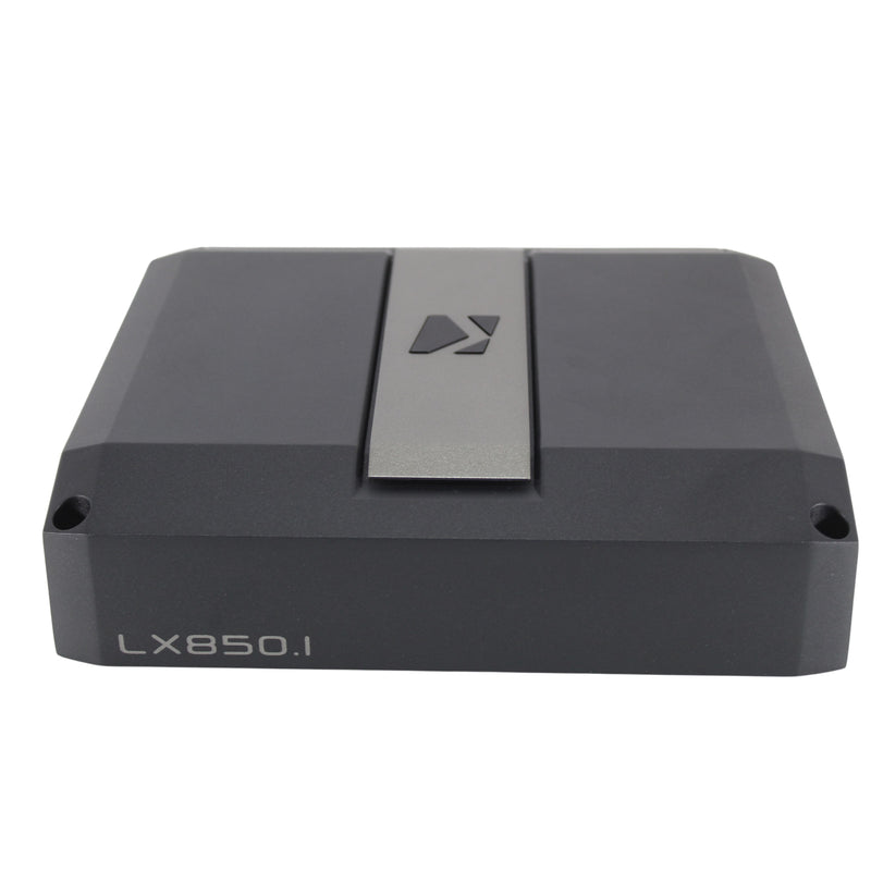 850W 1-Ohm Mono Class D Subwoofer Amplifier w/Smart Bass & LED RGB Center Panel