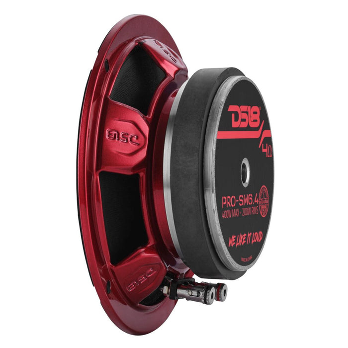 6.5" 200 Watt RMS 4 Ohm Water Resistant Midrange Marine and Motorcycle Speaker