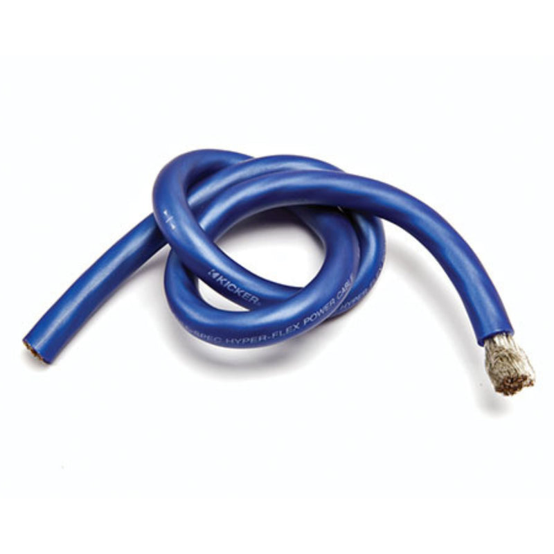 Kicker 8 Gauge OFC Power/Ground Wire Cobalt Blue Lot Cut By The Foot