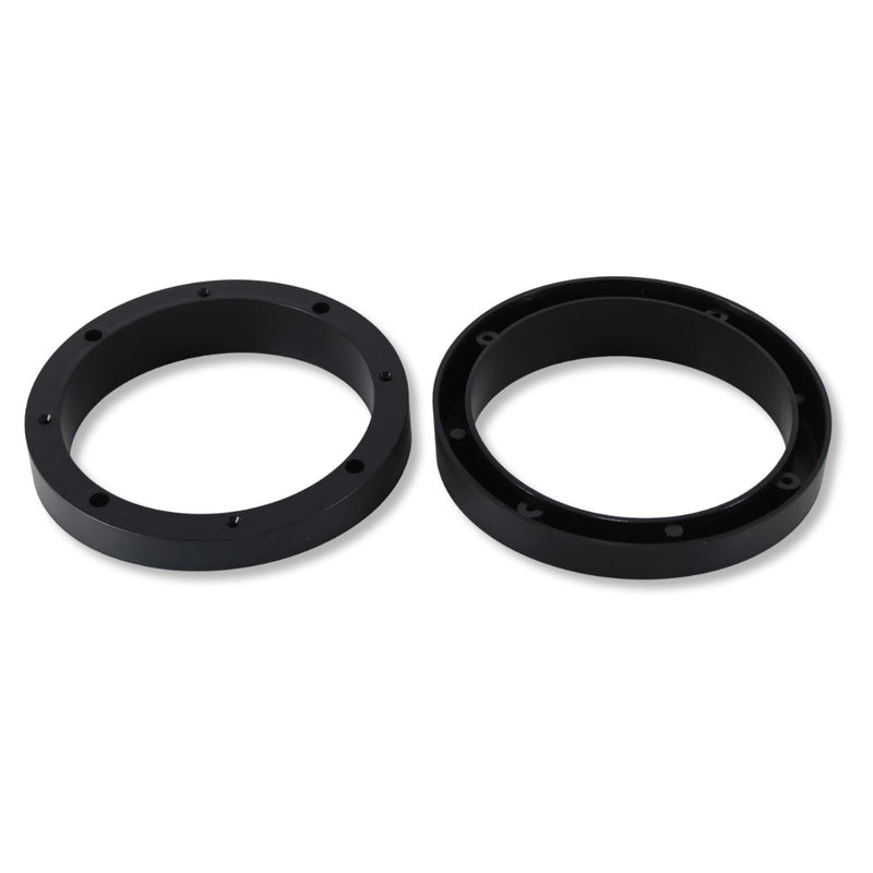 6.5" Beveled Speaker Spacer Ring 1.5" Depth With Slope Audiopipe RING-PVC-BVL-6