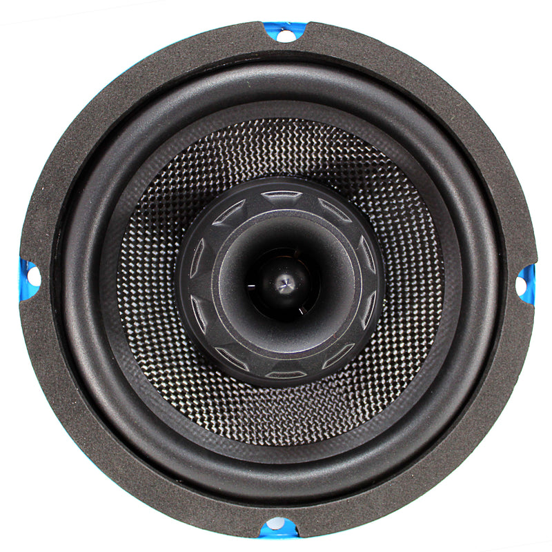 Motorcycle/Marine 6.5" Hybrid 4-Ohm 100W RMS Midrange Galeforce F1 Speakers Pair