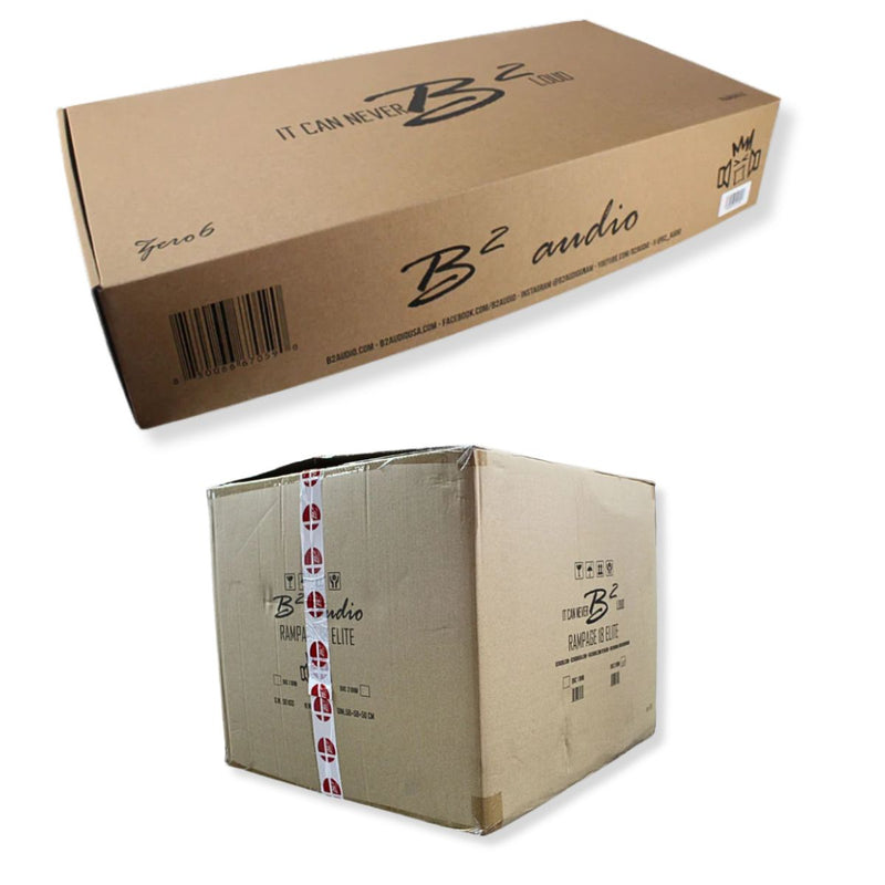 B2 Audio Subwoofer & Amplifier Combo B2-Z6-COMBO11 w/ZERO6 & RAMPAGE Elite 18"