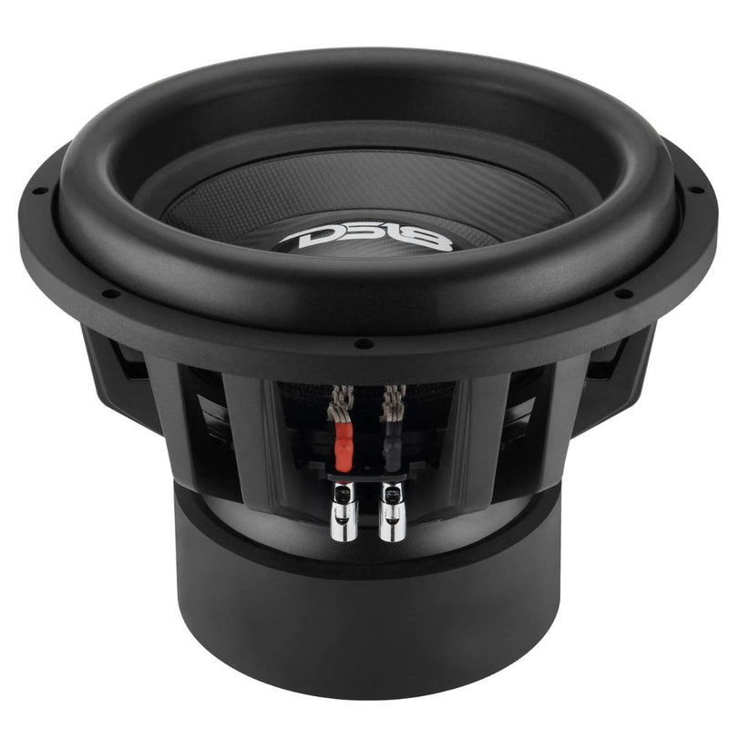 DS18 15" 3500W RMS Dual 1-Ohm Carbon Fiber Car Subwoofer CARBON15.1D