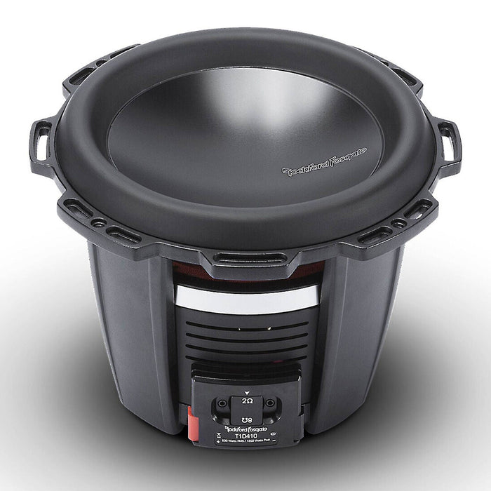 Rockford Fosgate Power T1 Series 10" 600W RMS 4 Ohm 3" DVC Subwoofer