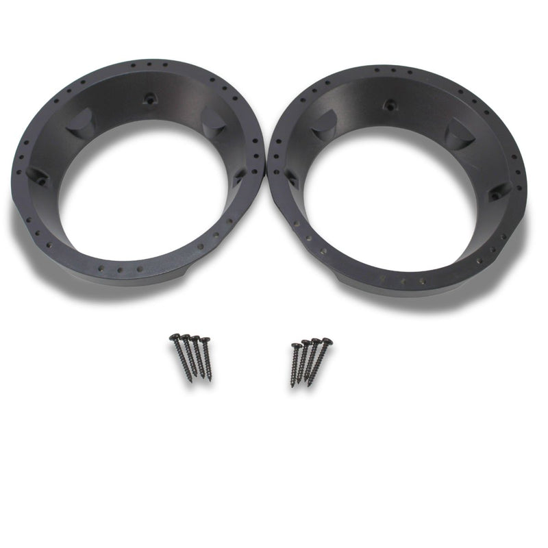 Audiopipe 6.5" to 6.75" Harley Davidson Speaker Adapter Ring Pair RING-HD-9813