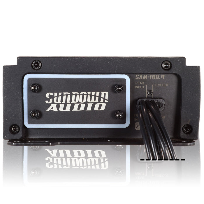 Sundown Audio 4Ch Micro Marine & Powersports Amplifier Class D 400w SAM-100.4