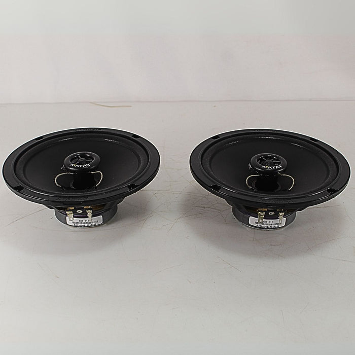 Avatar 6.5" 50 Watt RMS 4-Ohm Black Coaxial Speaker Pair XBR-613 OPEN BOX