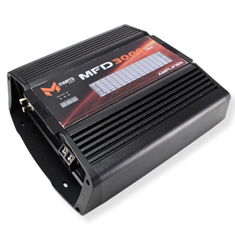 Marts Digital 3K Watt Mono 1-Ohm Stable Class D Full Range Amplifier MFD3000.1