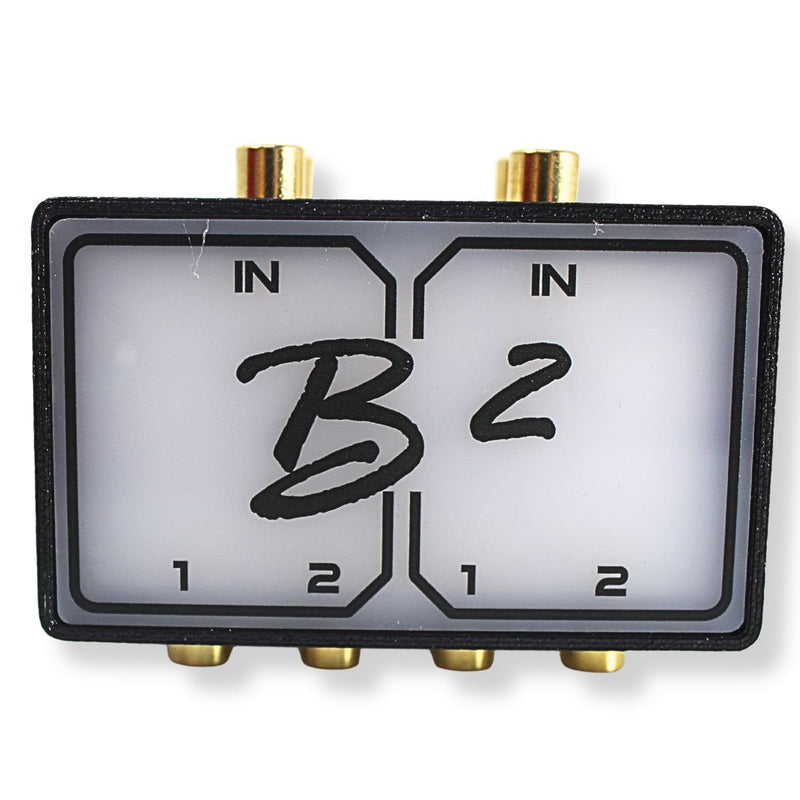 B2 Audio Cockbox 2-to-4 Pair RCA Splitter Distribution Block w/ RGB LED Lights