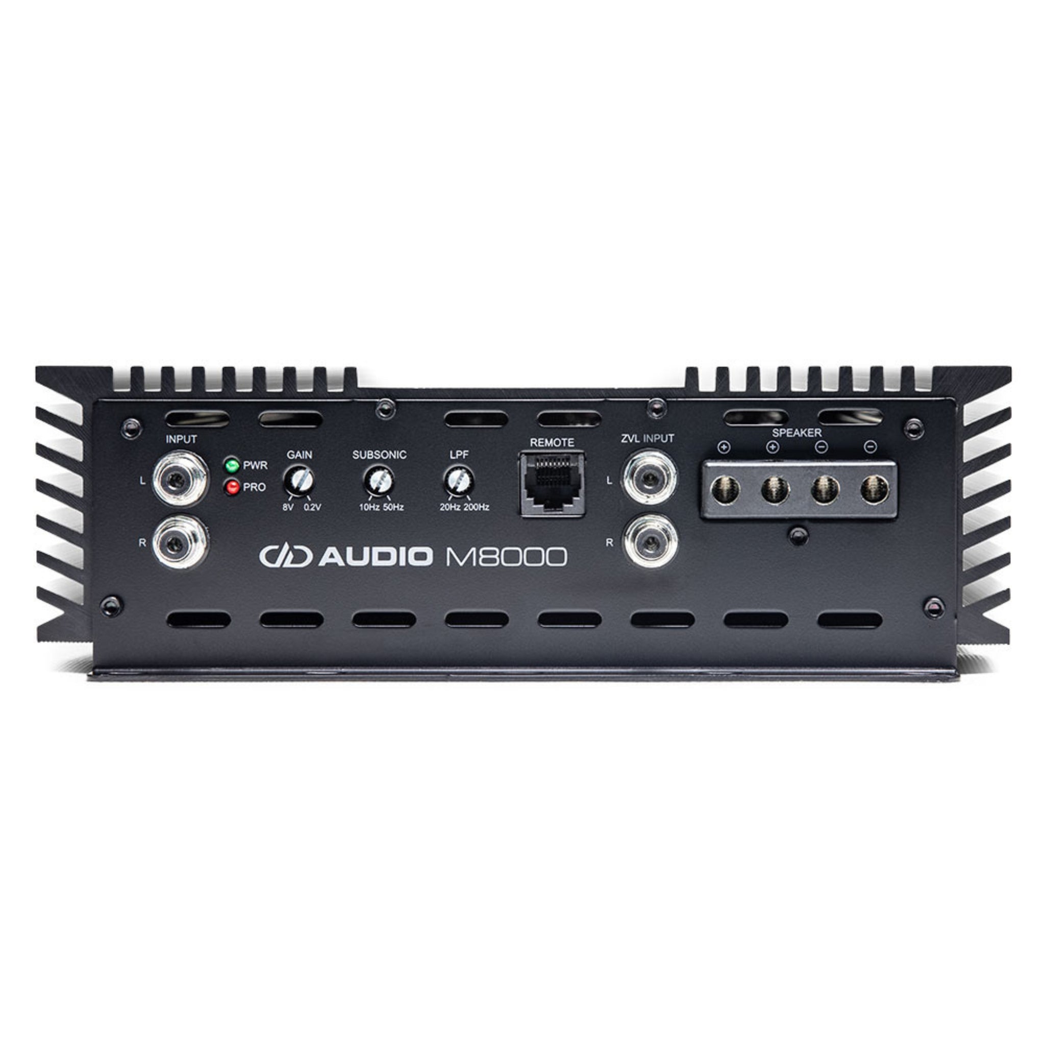 DD Audio Monoblock Amplifier 8000W RMS High-Efficiency Class D M8000