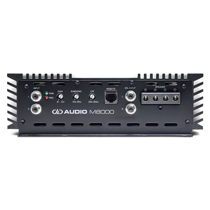 DD Audio Monoblock Amplifier 8000W RMS High-Efficiency Class D M8000