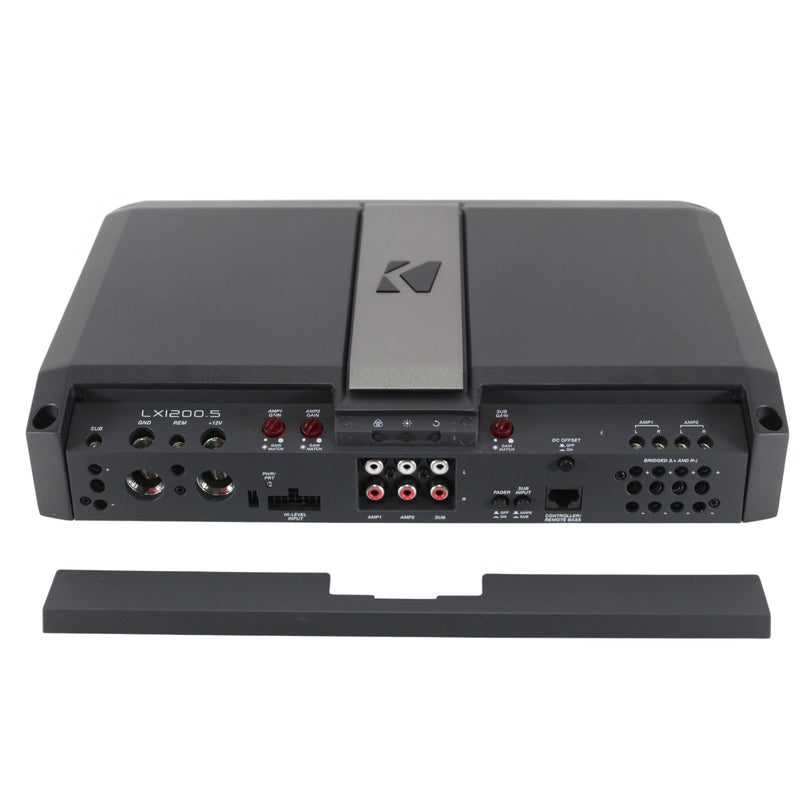 700W 1-Ohm Class D 5-Channel Amplifier w/LX Precision Controller & Smart Bass