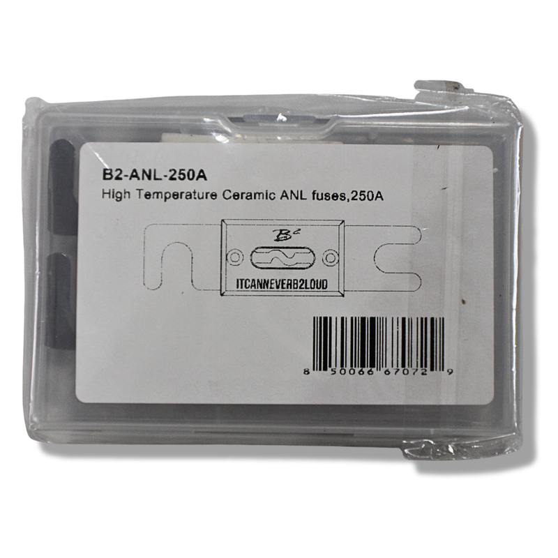 B2 Audio 250A High Temperature Ceramic Fuse Pair B2-ANL-250