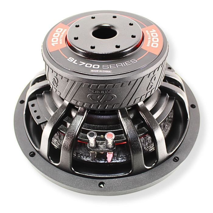 DD Audio 12" 1000W RMS Dual 2 Ohm 3" VC Car Audio Subwoofer SL712-D2