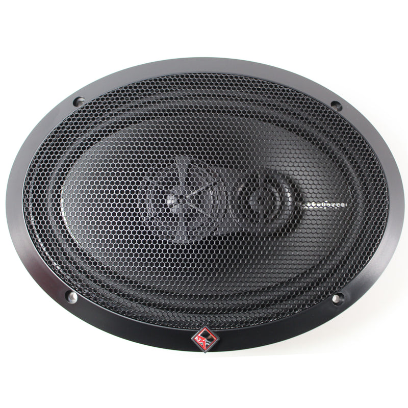 Pair of 6x9" 65W RMS 4-Ohm Coaxial Speakers & 1-Din Bluetooth AM/FM Car Radio