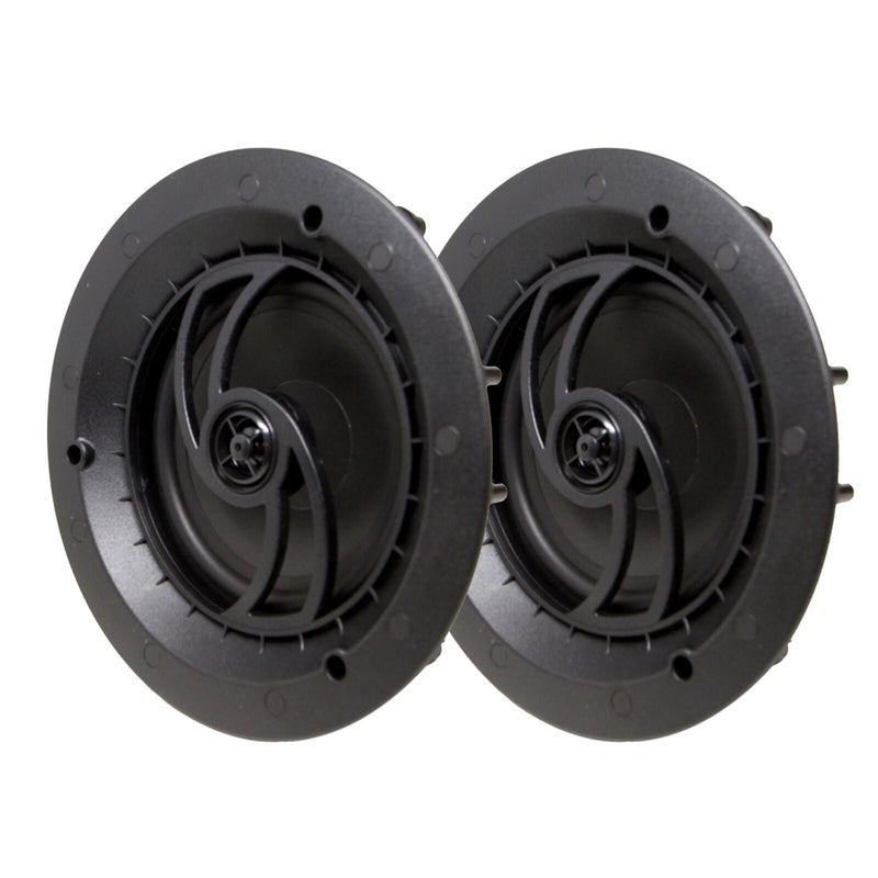 Heritage Acoustics 80 Watt 6.5" In-Ceiling/In-Wall Full Range Speakers Pair