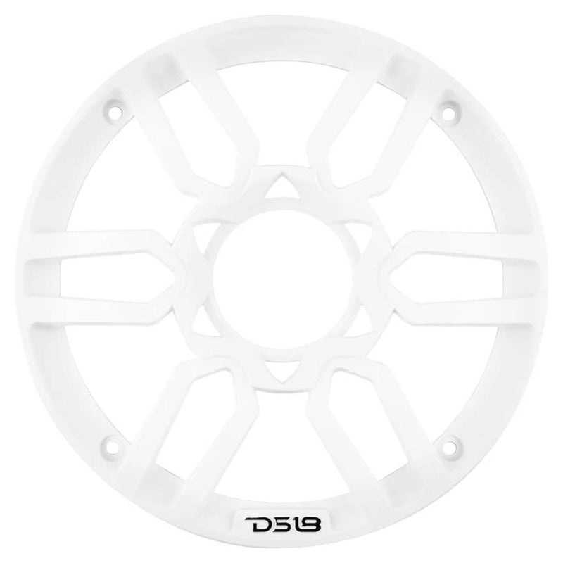 Pair of DS18 Universal 6.5" Speaker Grill Marine White Plastic Covers PRO-GRILL6