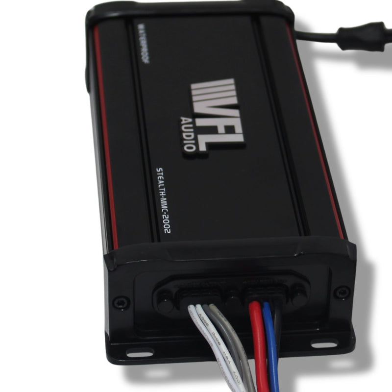 American Bass 500W 2-Ch Waterproof Amplifier Marine/Powersport STEALTH-MMC-2002