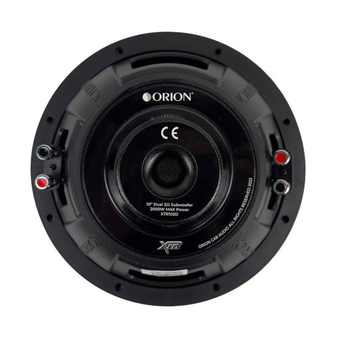 10" 500W RMS | 2000W Peak 2-Ohm DVC Subwoofer ORION XTR Series / XTR102D