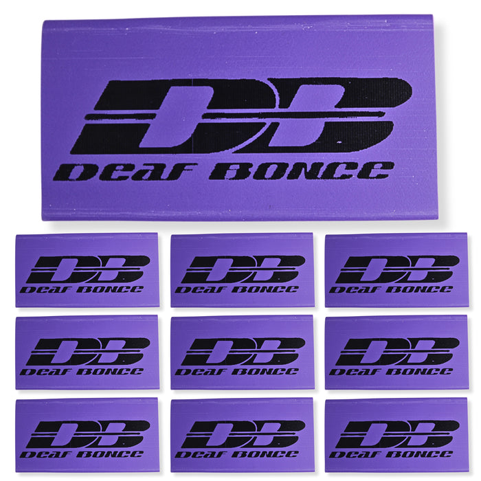 0 Gauge 3:1 Heat Shrink with Deaf Bonce / Avatar Logo 10 Pack Purple