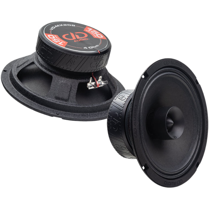 8" 150W RMS 4-OHM SVC Mid-Range Coaxial Speaker DD Audio VO-MX 200 Series