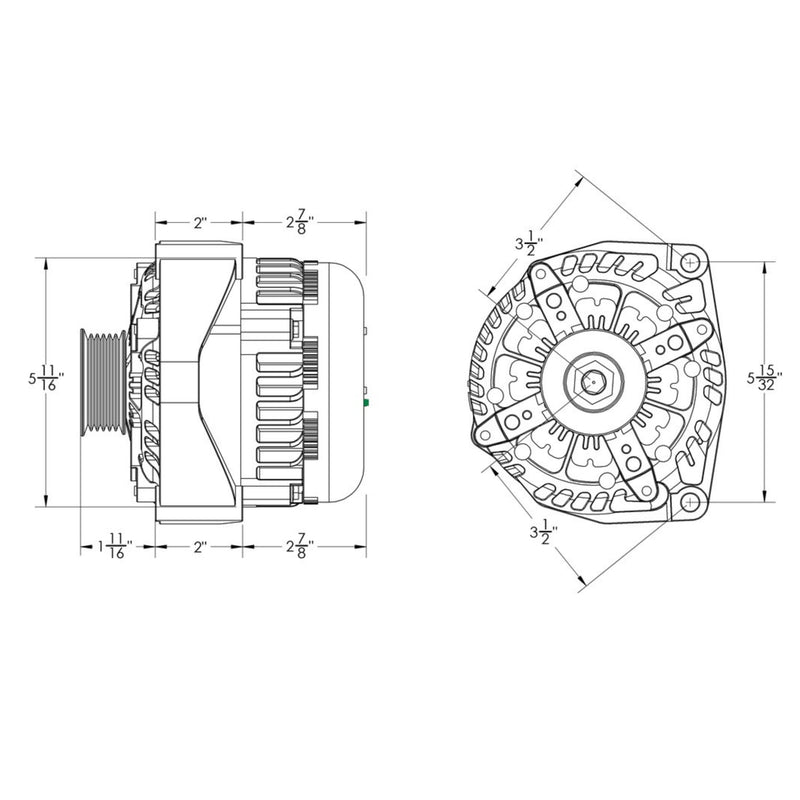 Mechman Elite Series 250 Amp Alternator For 1996 - 2004 GM Truck 8206250