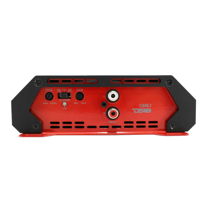 DS18 1600 Watt Amplifier 2 Channel Full Range Class AB Pro Audio-Red S1600.2