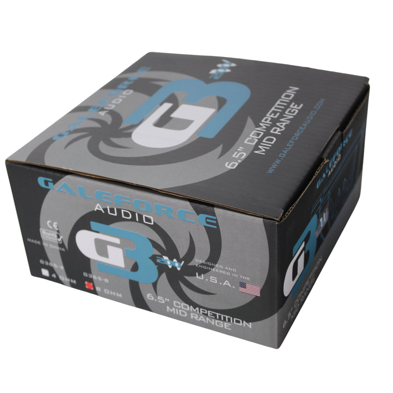 Galeforce G3 6.5" 200 W RMS 8 Ohm Neodymium Competition Midrange Speaker G365-8