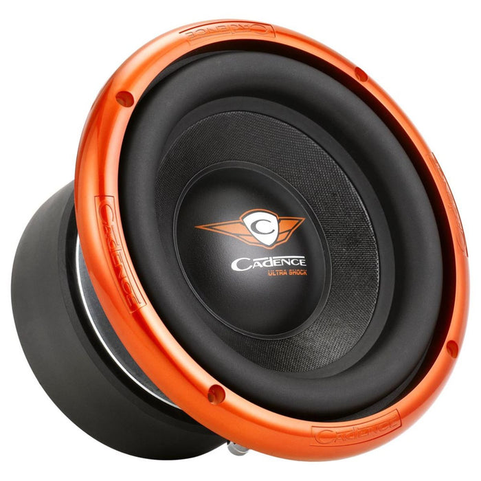 Unleash deep, tight bass with the Cadence US8D4. 8" Dual 4 Ohm Subwoofer, 400W RMS, Kevlar cone, and high excursion design. Subwoofer